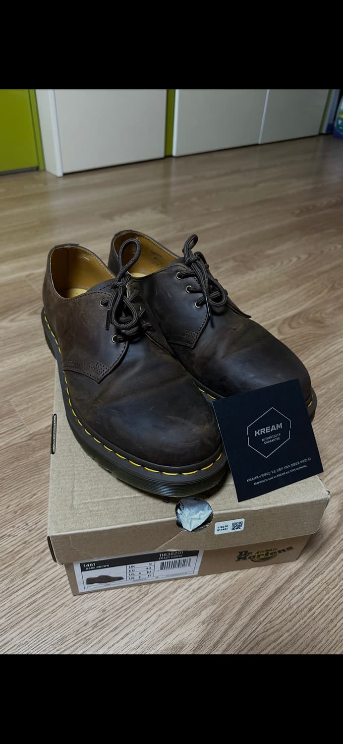 닥터마틴 1461 다크브라운 크레이지 호스 280mm 상품이미지2