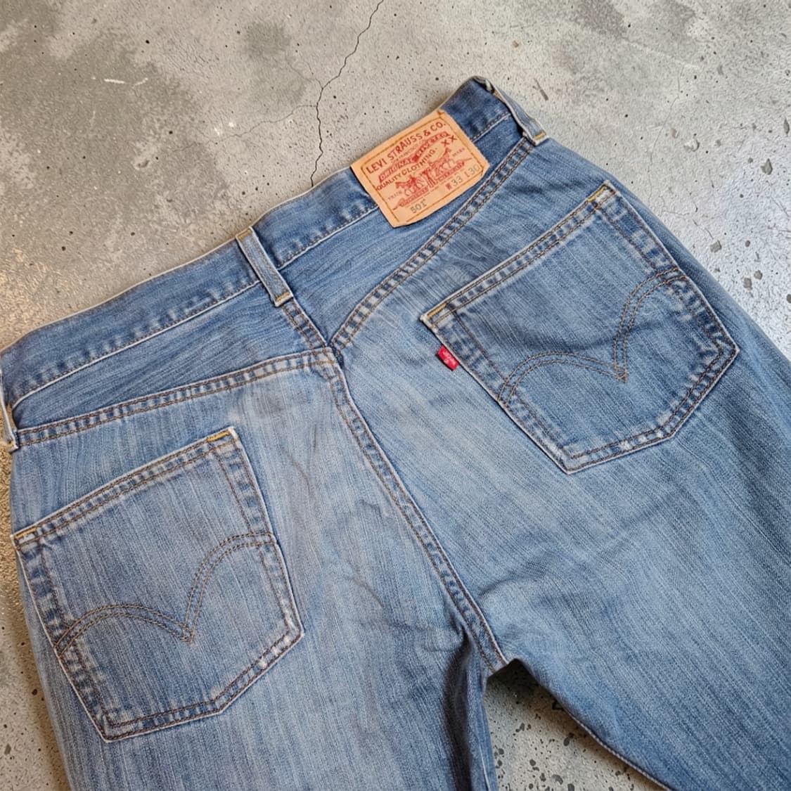 리바이스 00’s 501 제이드 데님 청바지 상품이미지6