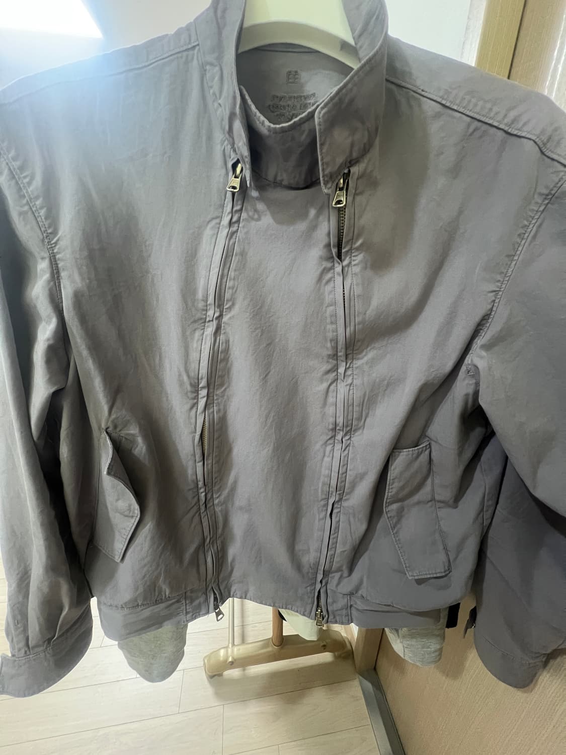 누마레 EE 더블 집 해링턴 자켓 SLATE GRAY L 상품이미지3