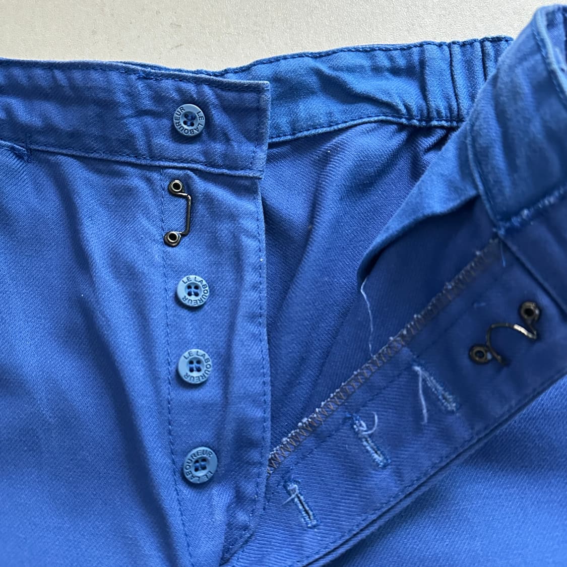 르라부어 프렌치 워크 팬츠 블루 (40) 상품이미지5