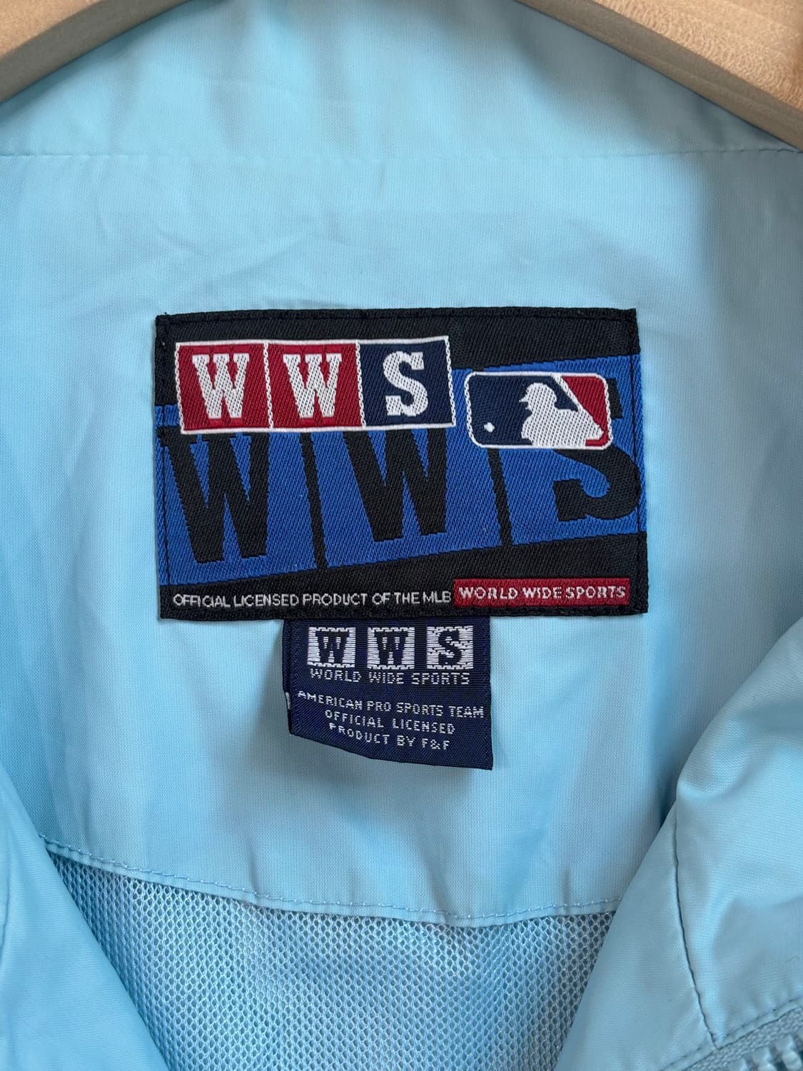 MLB 뉴욕 양키스 스카이블루 윈드브레이커 자켓  상품이미지6