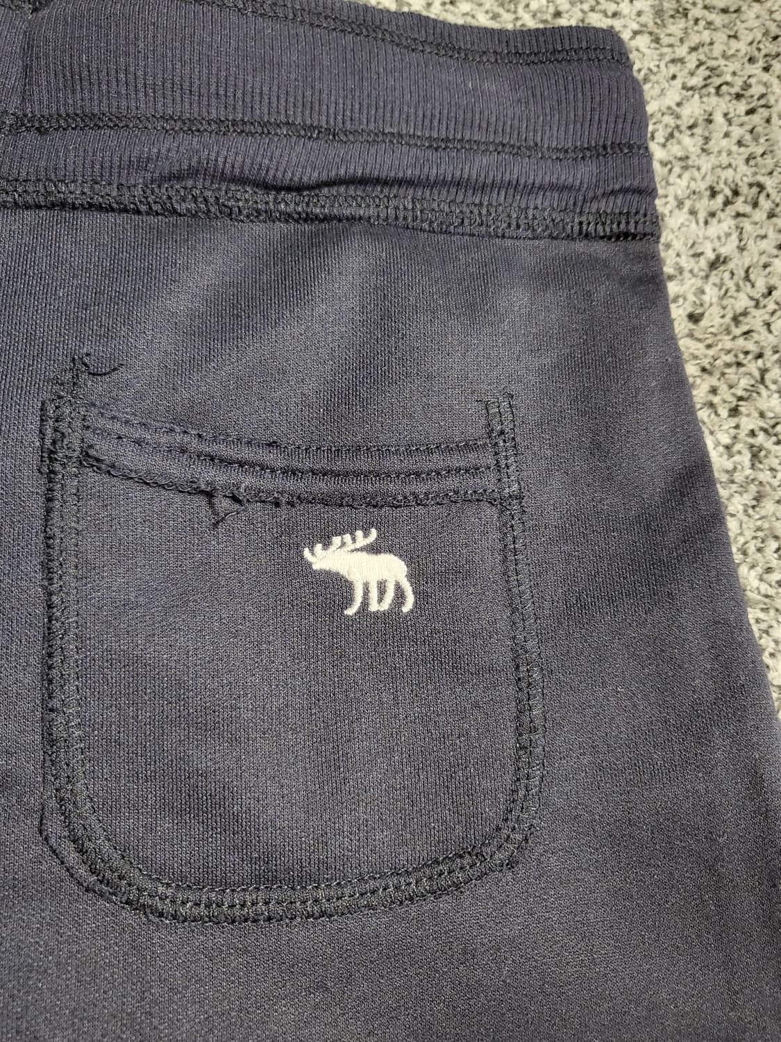 아베크롬비 면 로고자수 핫팬츠 상품이미지4