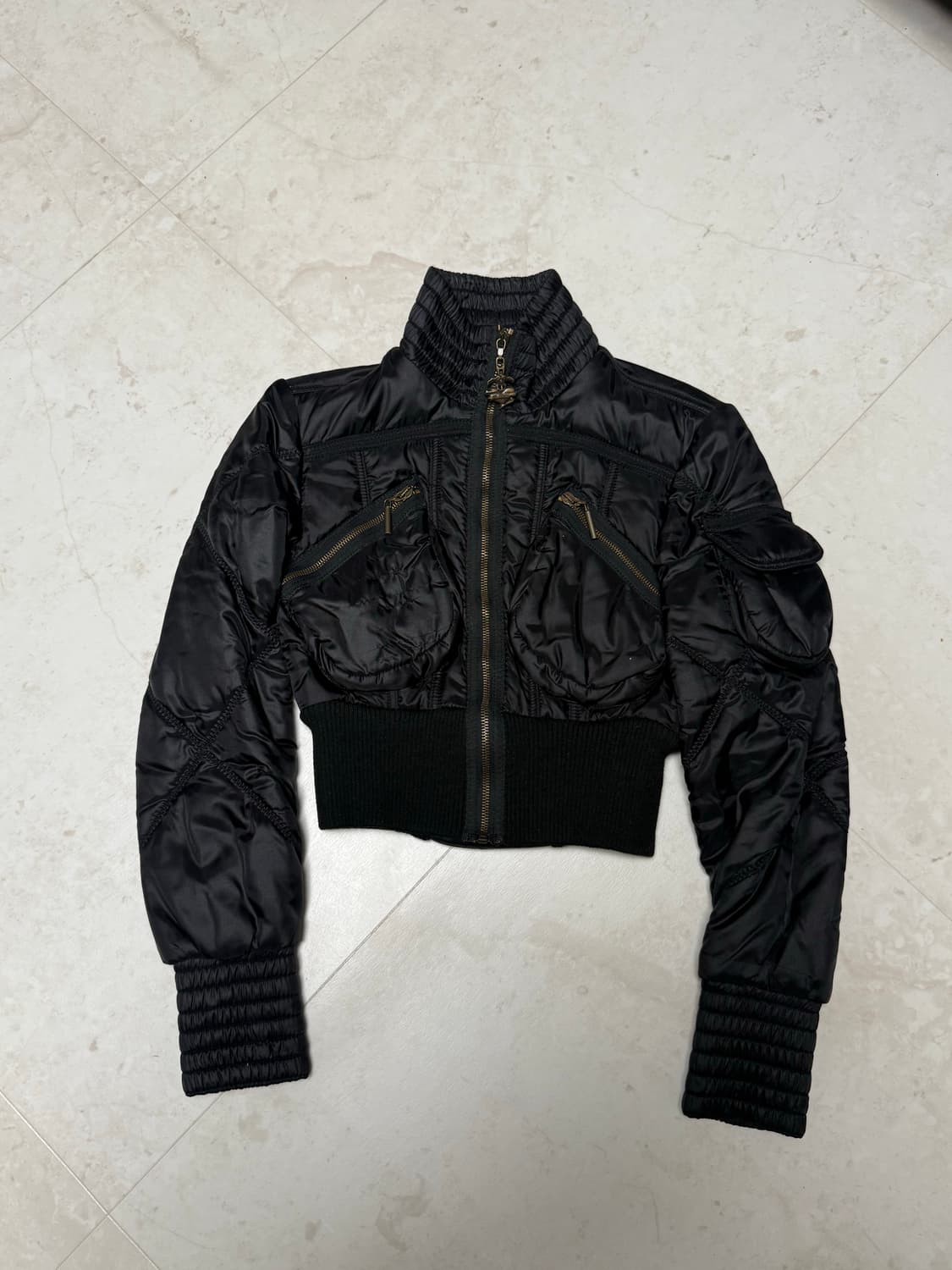 Just Cavalli 00’s cropped cargo puffer 상품이미지3