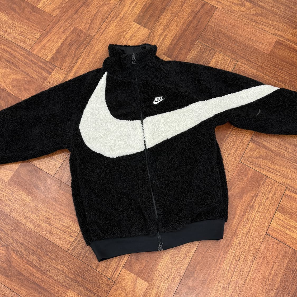 M 나이키 빅로고 스우시 리버시블 풀집 재킷 상품이미지2