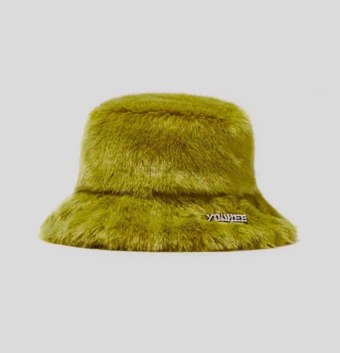 유희 퍼 버킷햇 그린 상품이미지2