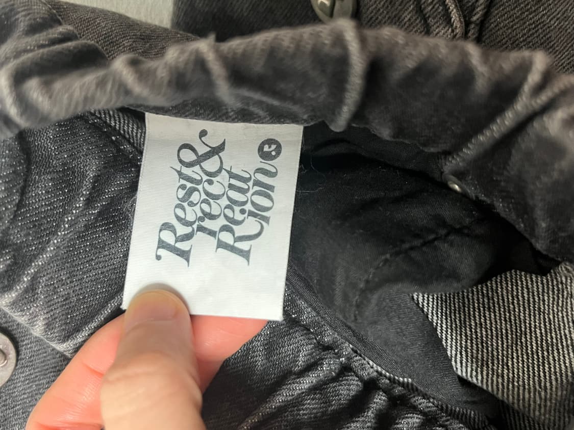 Rest&Repeat Rion 카고 데님 블랙 size1 상품이미지8