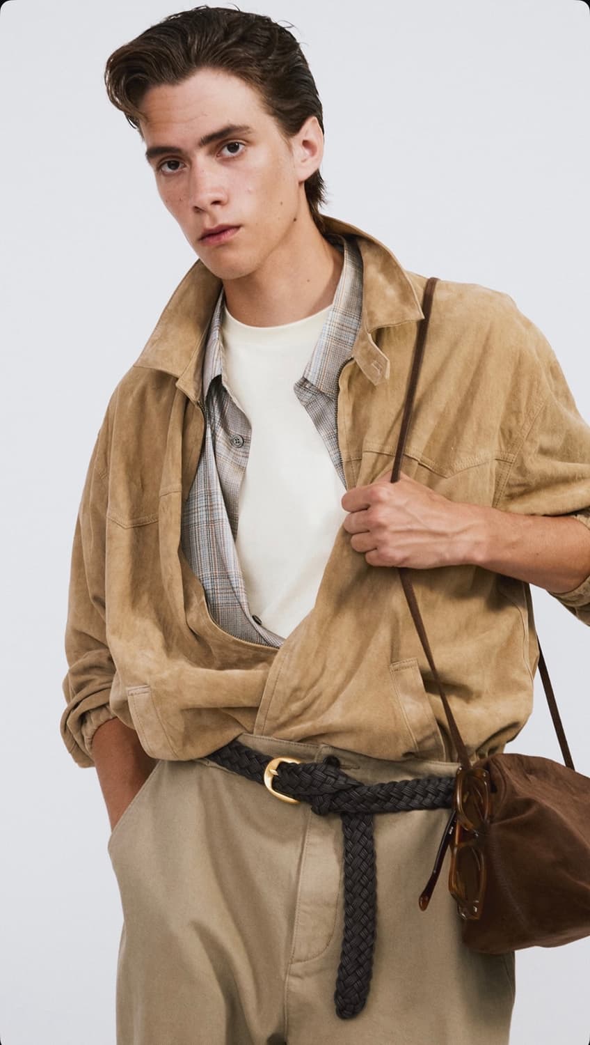 렉토 시그니쳐 위빙 벨트 다크 초콜렛 상품이미지6