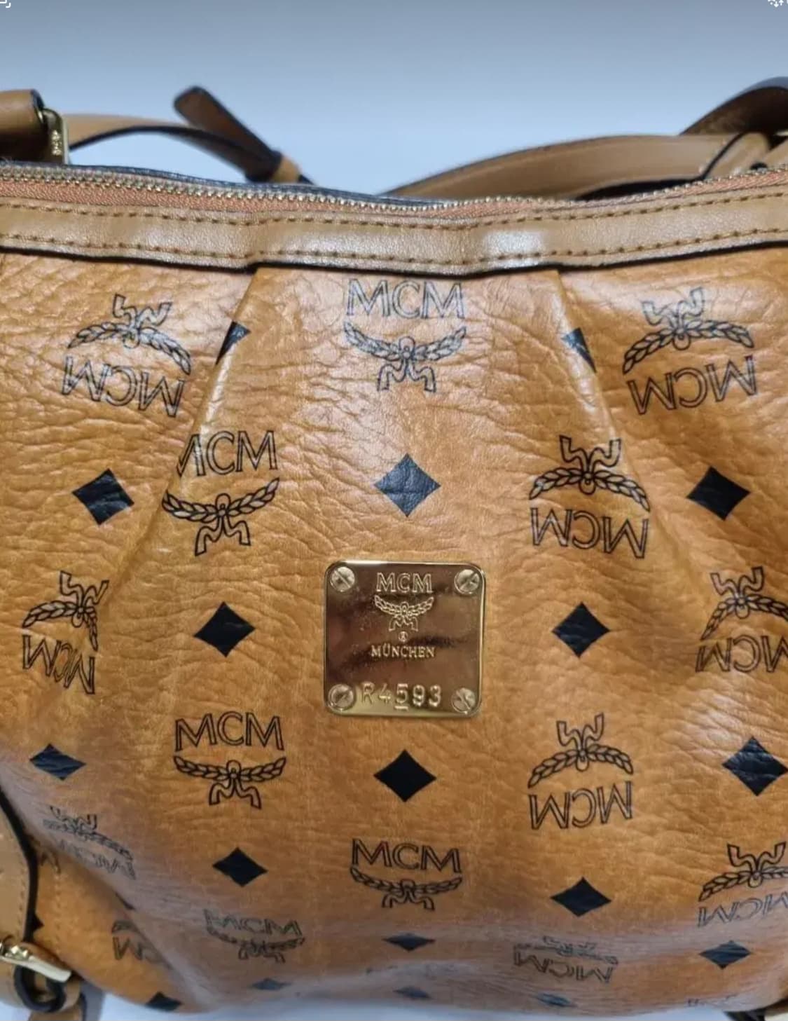MCM 비세토스 토트백 브라운 상품이미지4