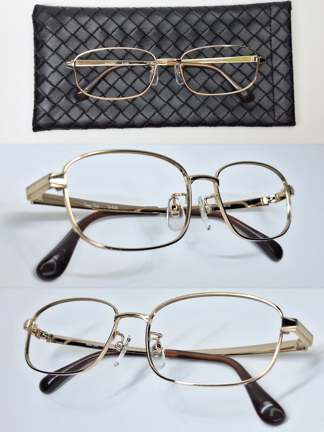 Status Club S-639 순수 티타늄 안경테/ 일본 수입 y2k  상품이미지2