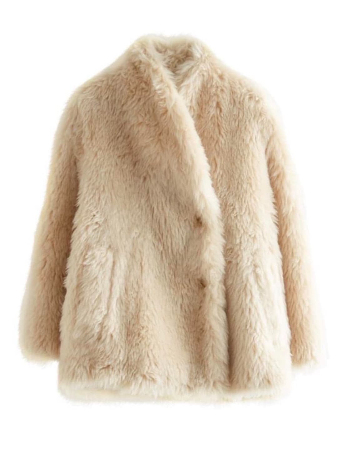 앤아더스토리즈 faux 퍼자켓 S 상품이미지3