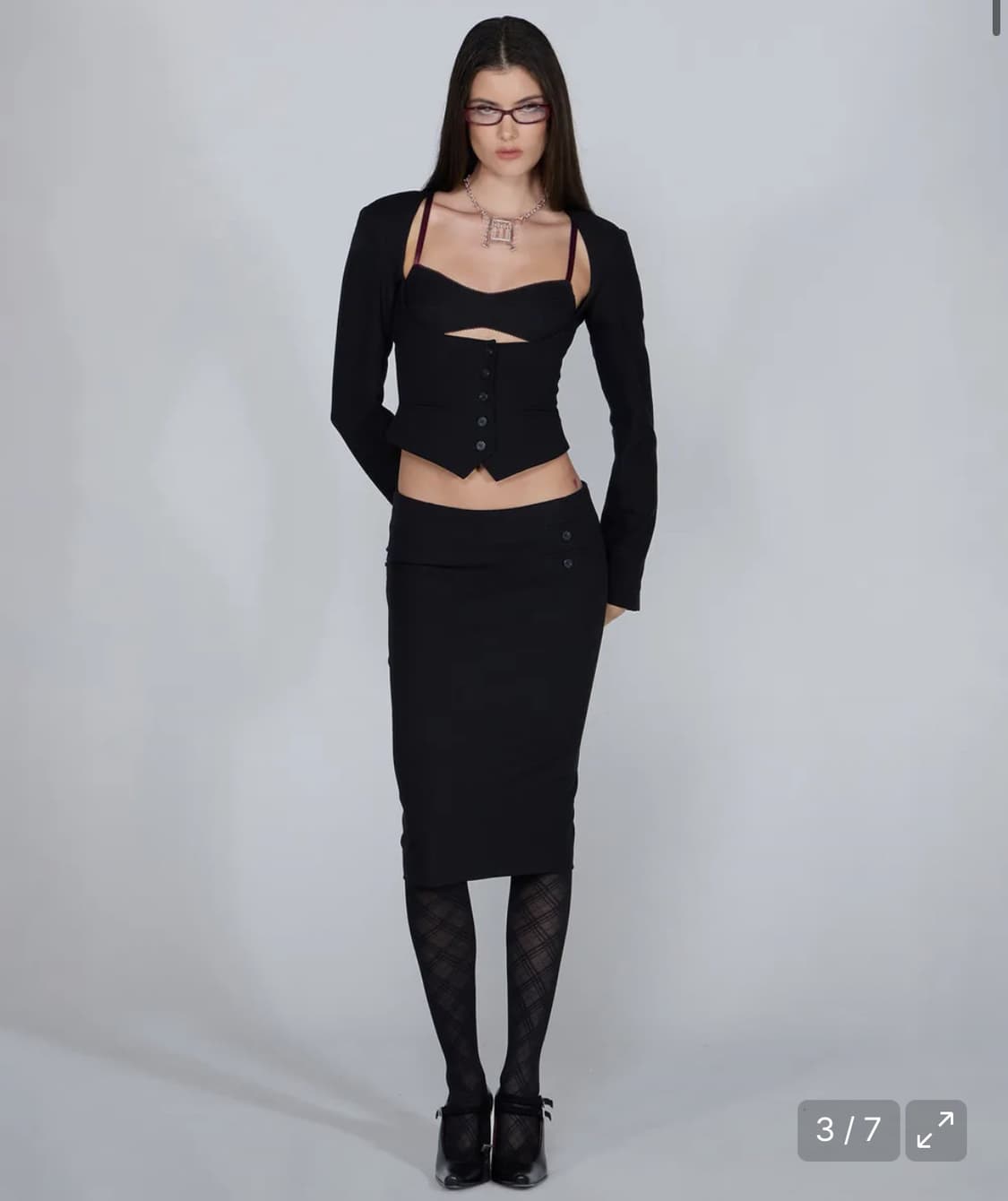 Bodices Two Piece Wool Blazer Black 상품이미지1