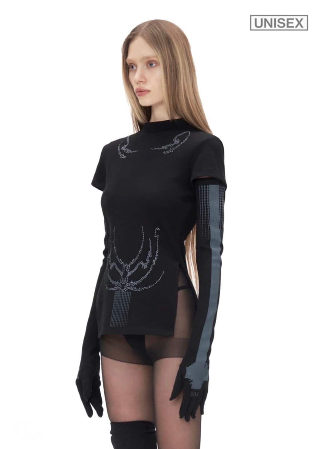 604service 와플 슬림 반팔 상품이미지3