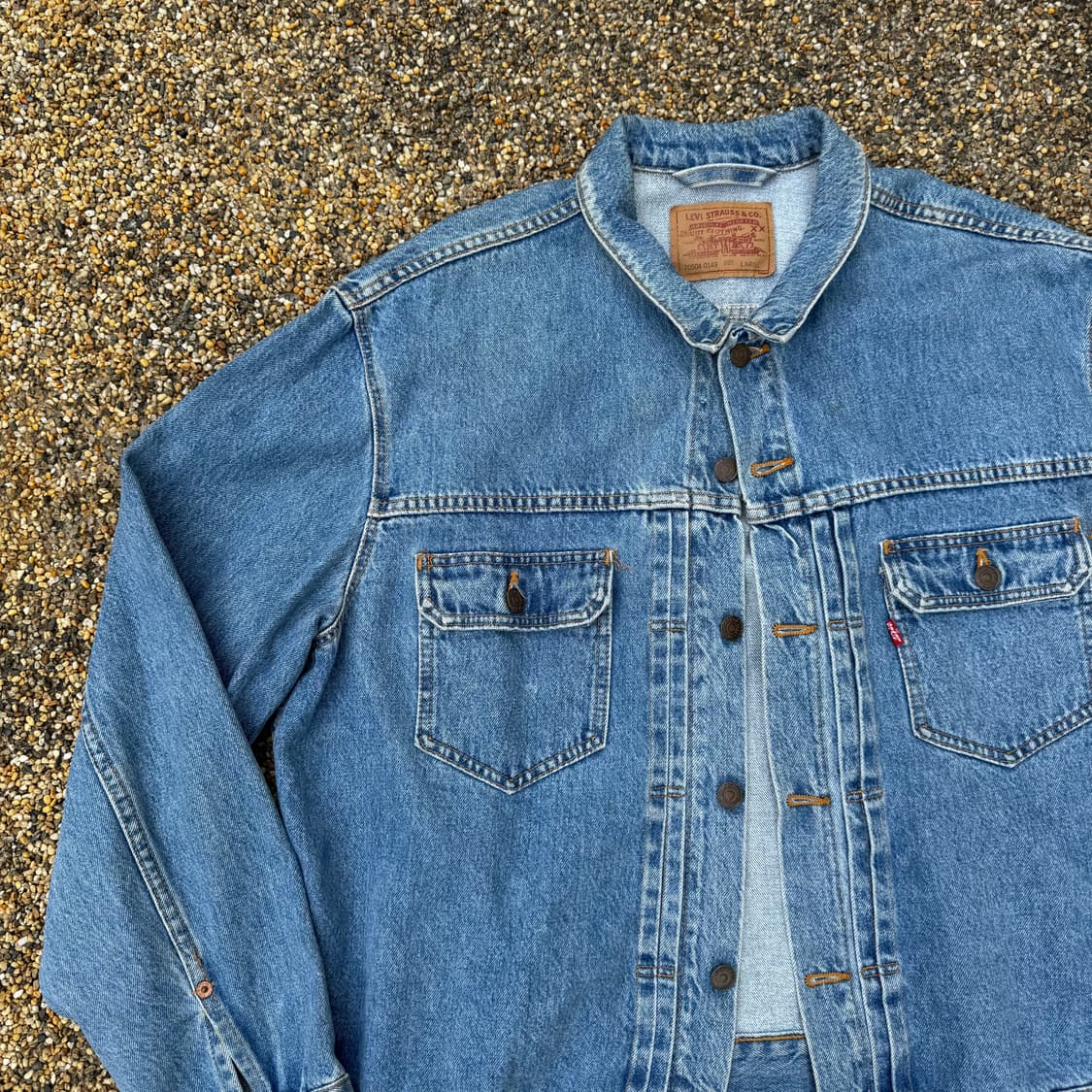 [XL] 90s USA 리바이스 70504-0149 2세대 데님 자켓 상품이미지3