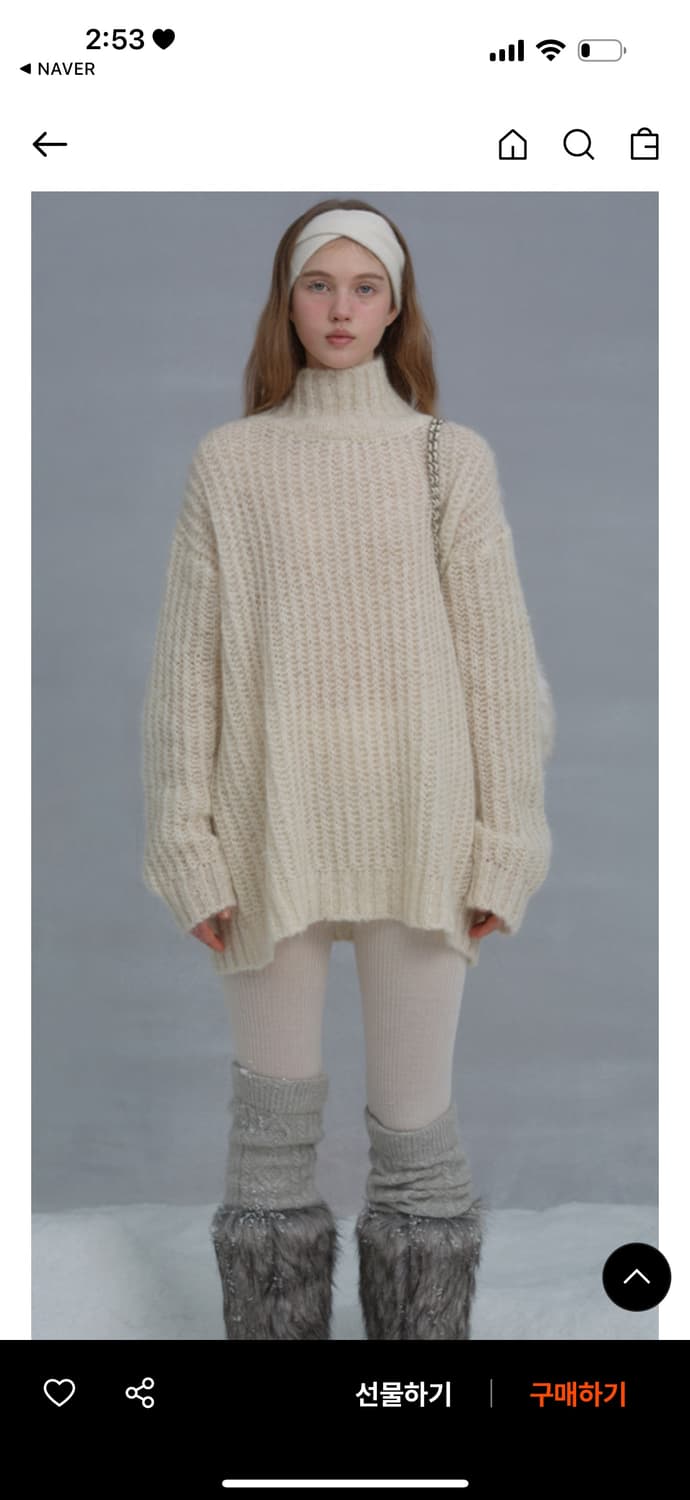 더바넷 청키터틀넥니트 상품이미지1