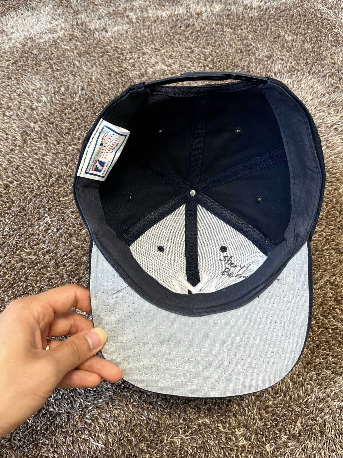 90s yankees cap 로고 7 logo7 양키즈 캡 상품이미지4