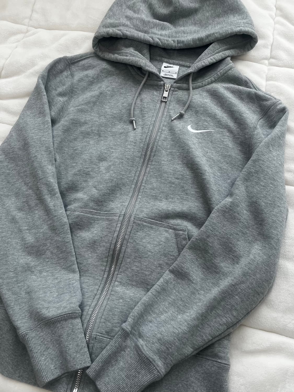 나이키 그레이 후드집업 상품이미지1