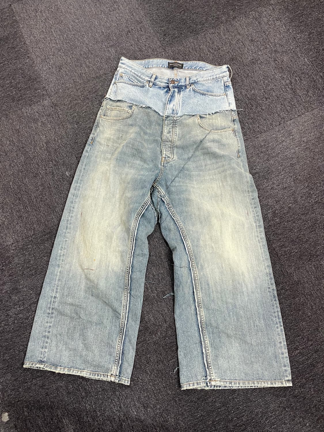 발렌시아가 컷업 데님 팬츠 상품이미지2