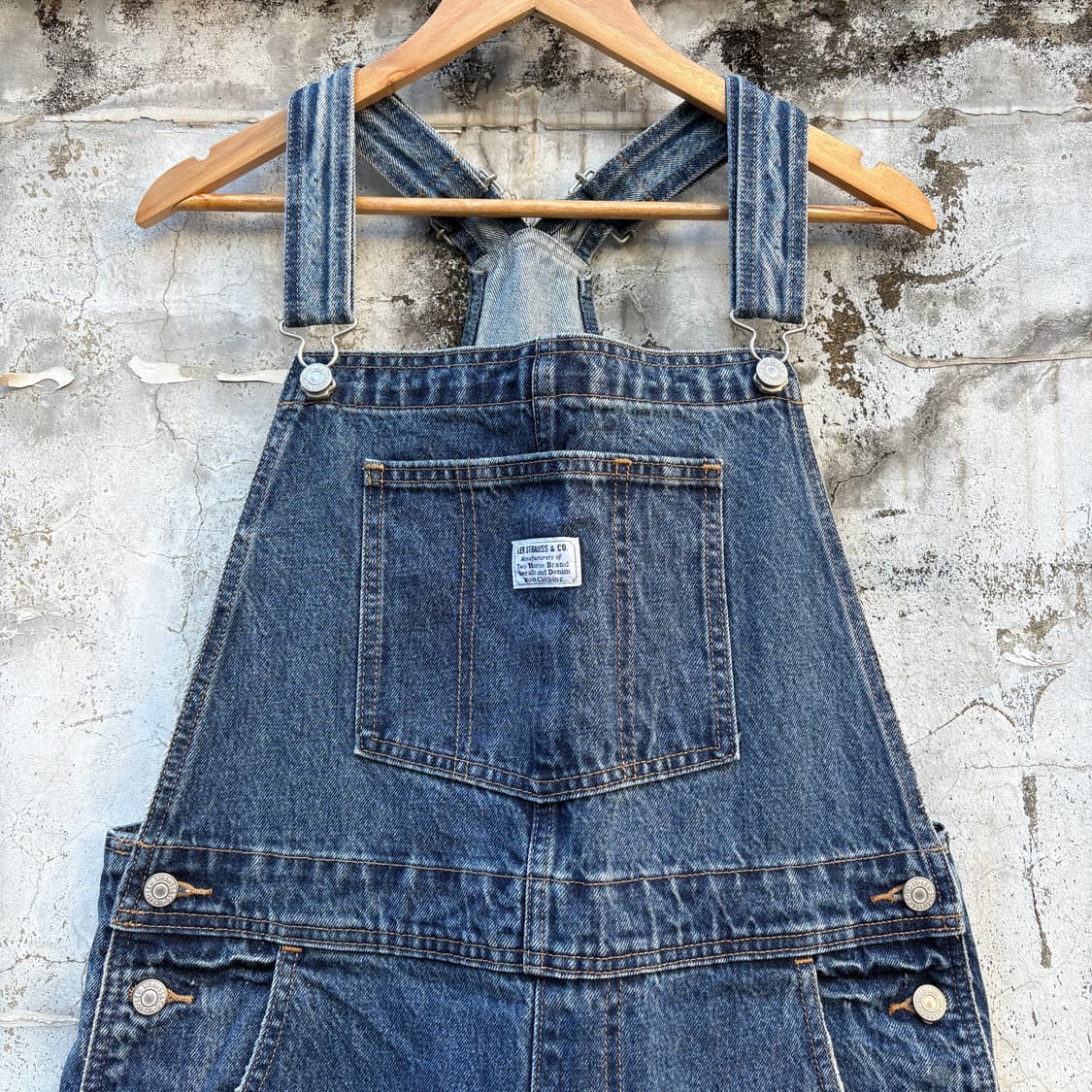 Levi’s 리바이스 데님 오버롤 멜빵 상품이미지3