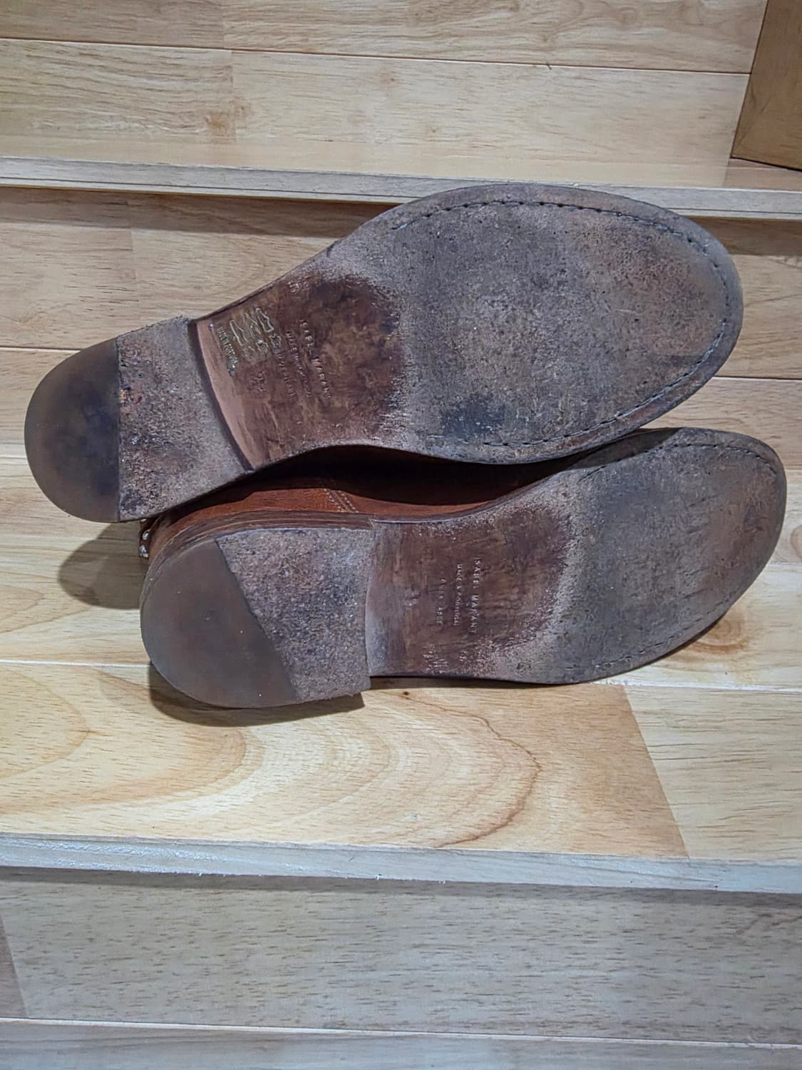 이자벨마랑 caleen 클러스터 브라운 스터드 장식 웨스턴 부츠 39 상품이미지5