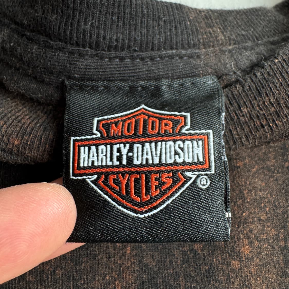 할리데이비슨 사슴 바이크 캐나다 워싱 롱슬리브 상품이미지6