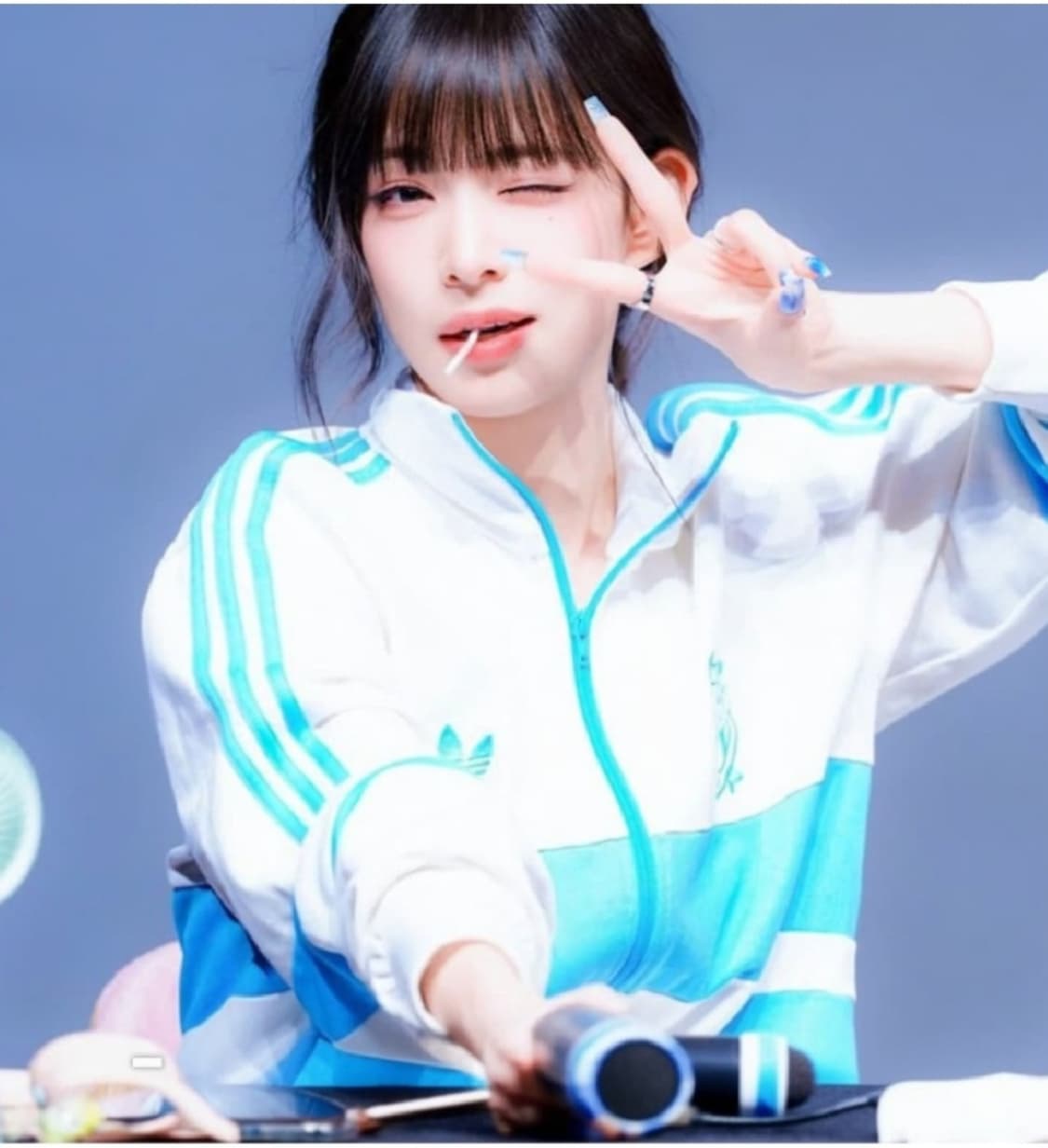 아디다스 올림피크 마르세유 트랙탑 화이트 상품이미지10