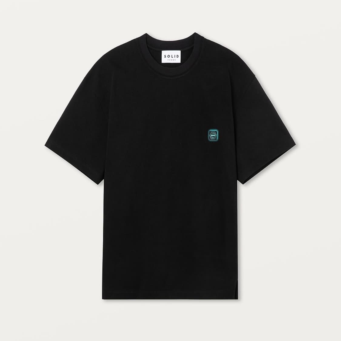 솔리드옴므 버터플라이 티셔츠(블랙,택비닐채보관,52사이즈)  상품이미지2