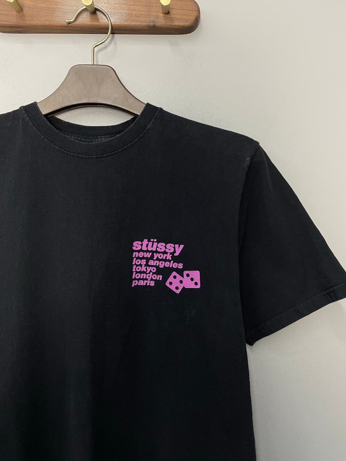 스투시 실루엣 블랙 반팔 H2576 상품이미지4