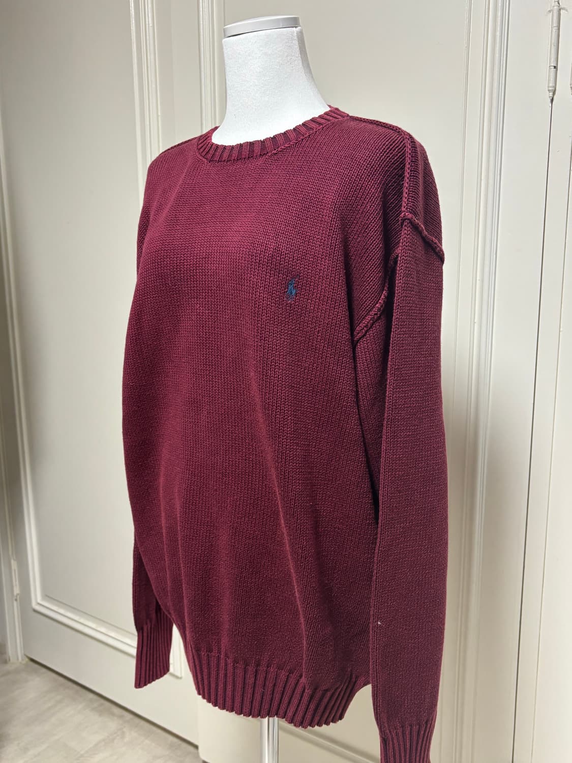 폴로랄프로렌 딥버건디 니트 상품이미지3