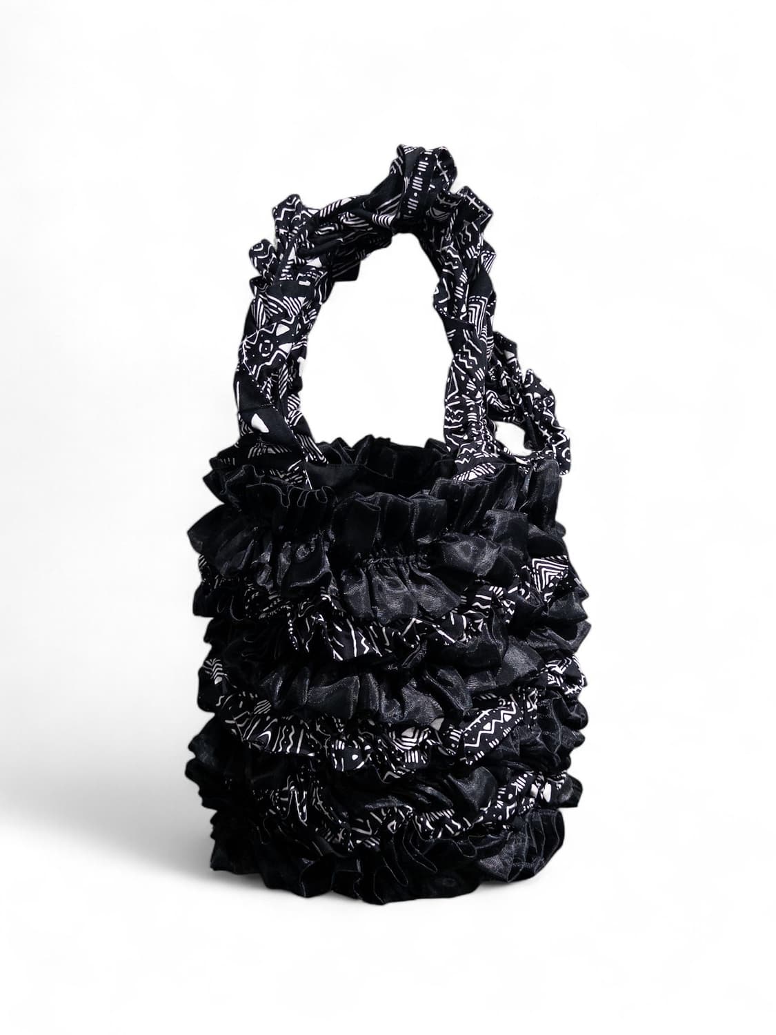 Cloudy Africa Project Ruffle Tote Bag 상품이미지1