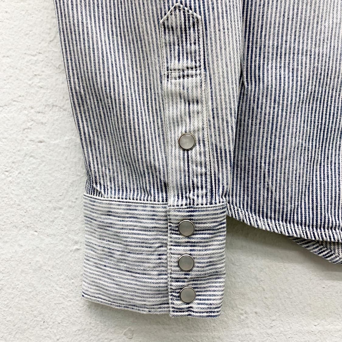 NUMBER (N)INE 넘버나인 스트라이프 웨스턴 셔 상품이미지5