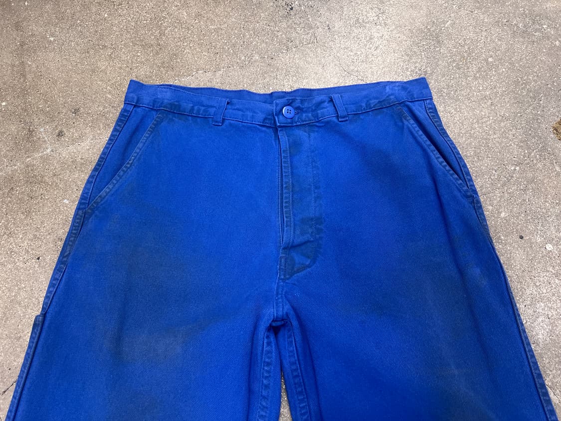 프렌치 블루 워크 팬츠 상품이미지2