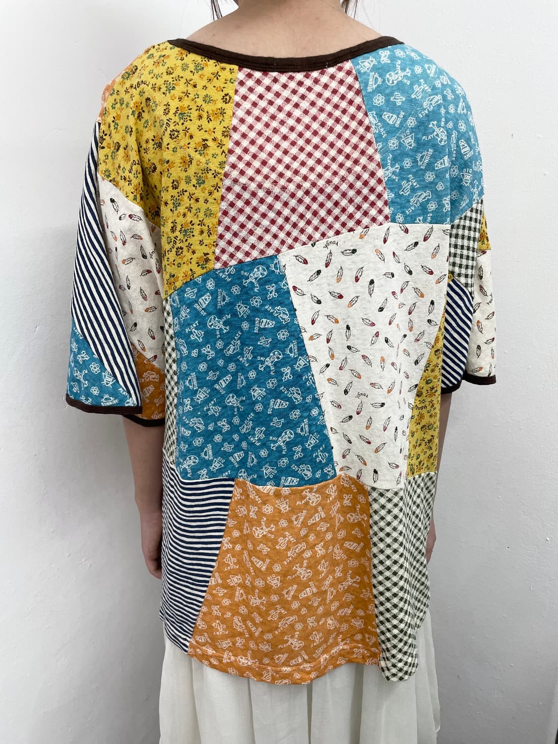 모리 패치 레터링 티셔츠 상품이미지4