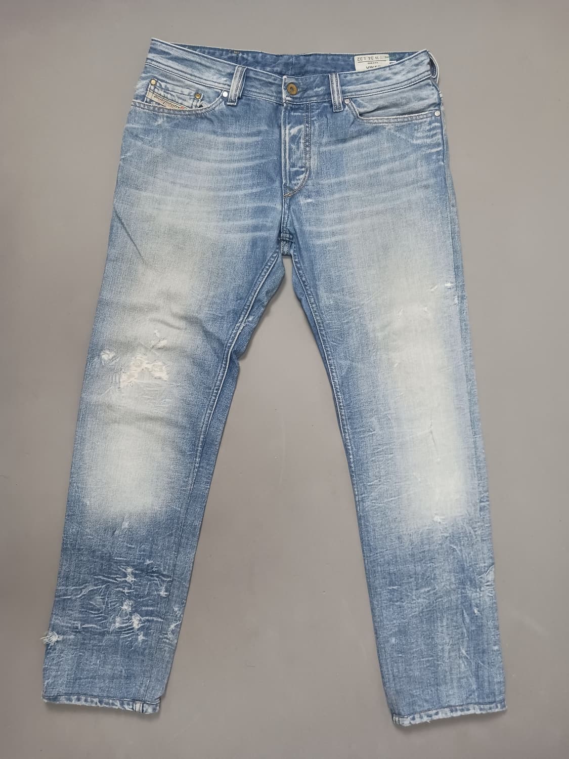 [32] 디젤 바이커 자수 워시 0071J 레귤러 스트레이트진 청바지 상품이미지1