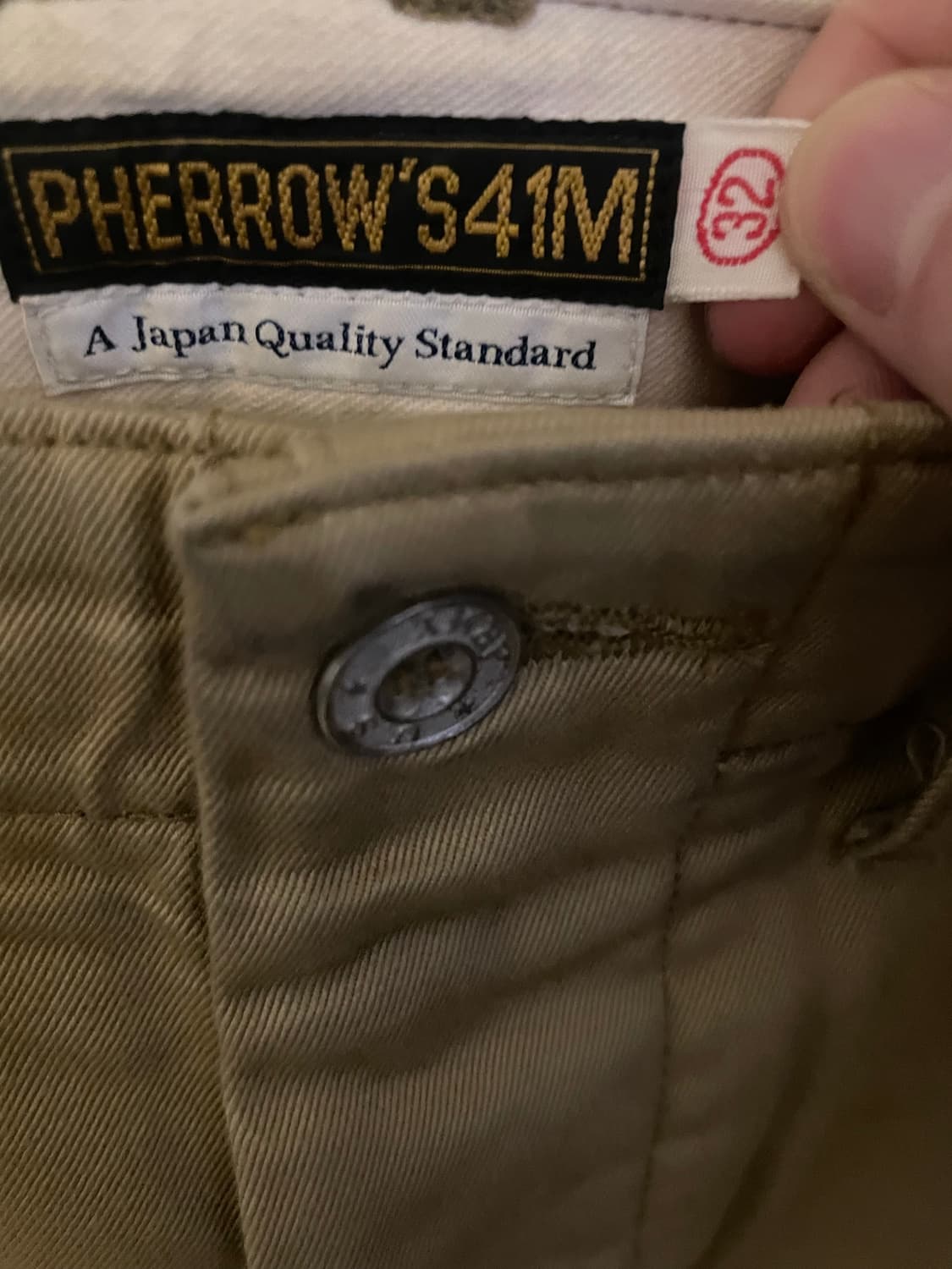 Pherrows 페로우즈 치노팬츠 32size 상품이미지2