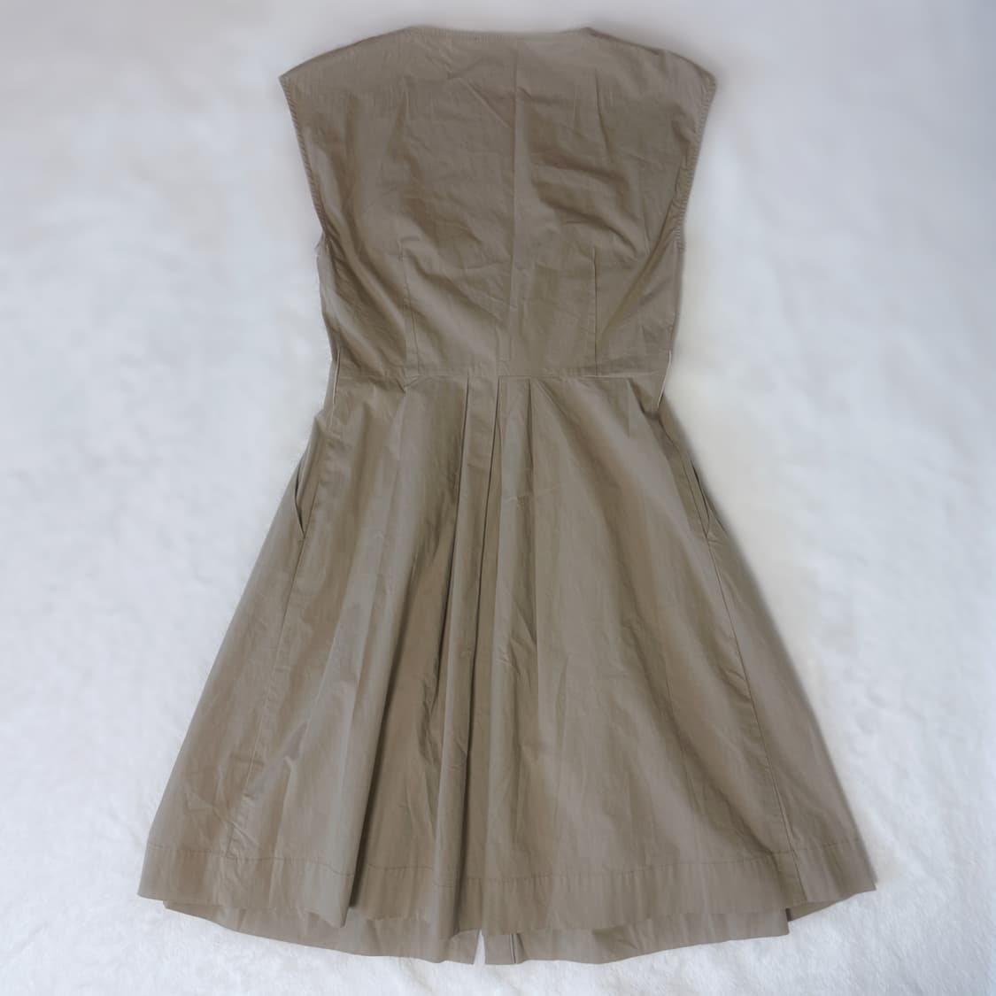 Max&Co 막스앤코 베이지 심플 보헤미안 나시 원피스 상품이미지4