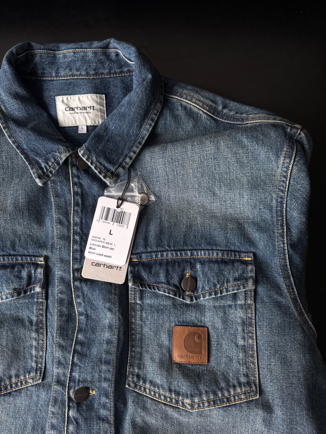 칼하트 링컨 셔츠 블루 Carhartt WIP Lincoln Shirt  상품이미지1