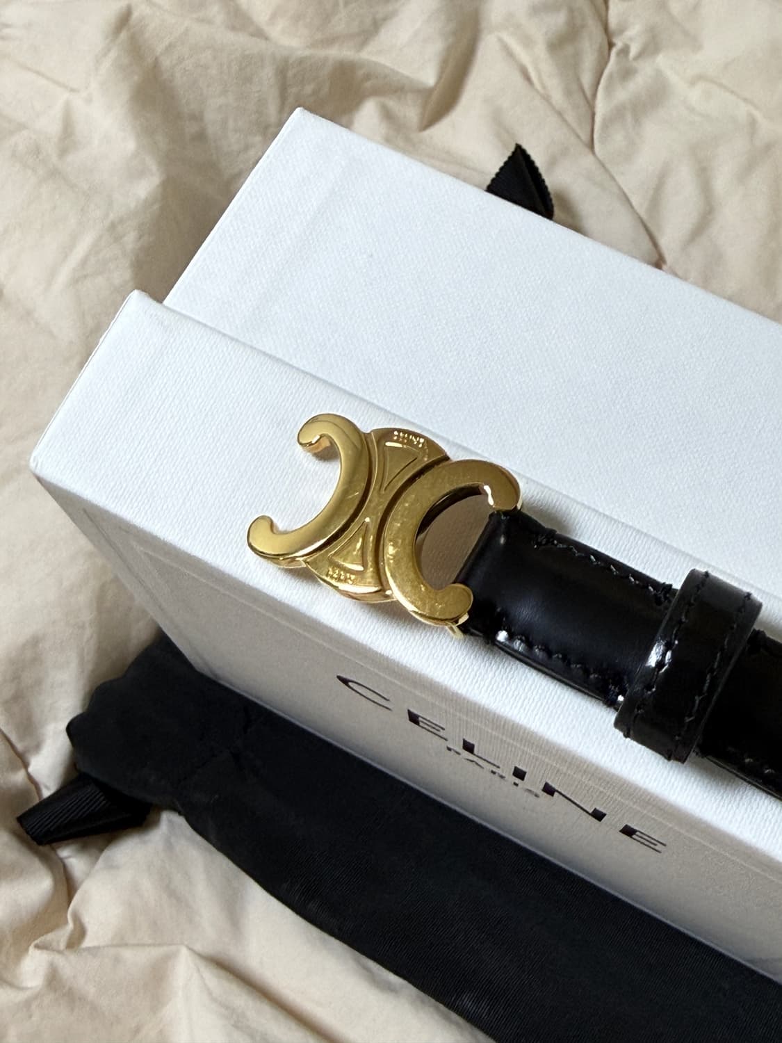 셀린느 트리옹페 벨트 스몰(18mm) 75사이즈 상품이미지3