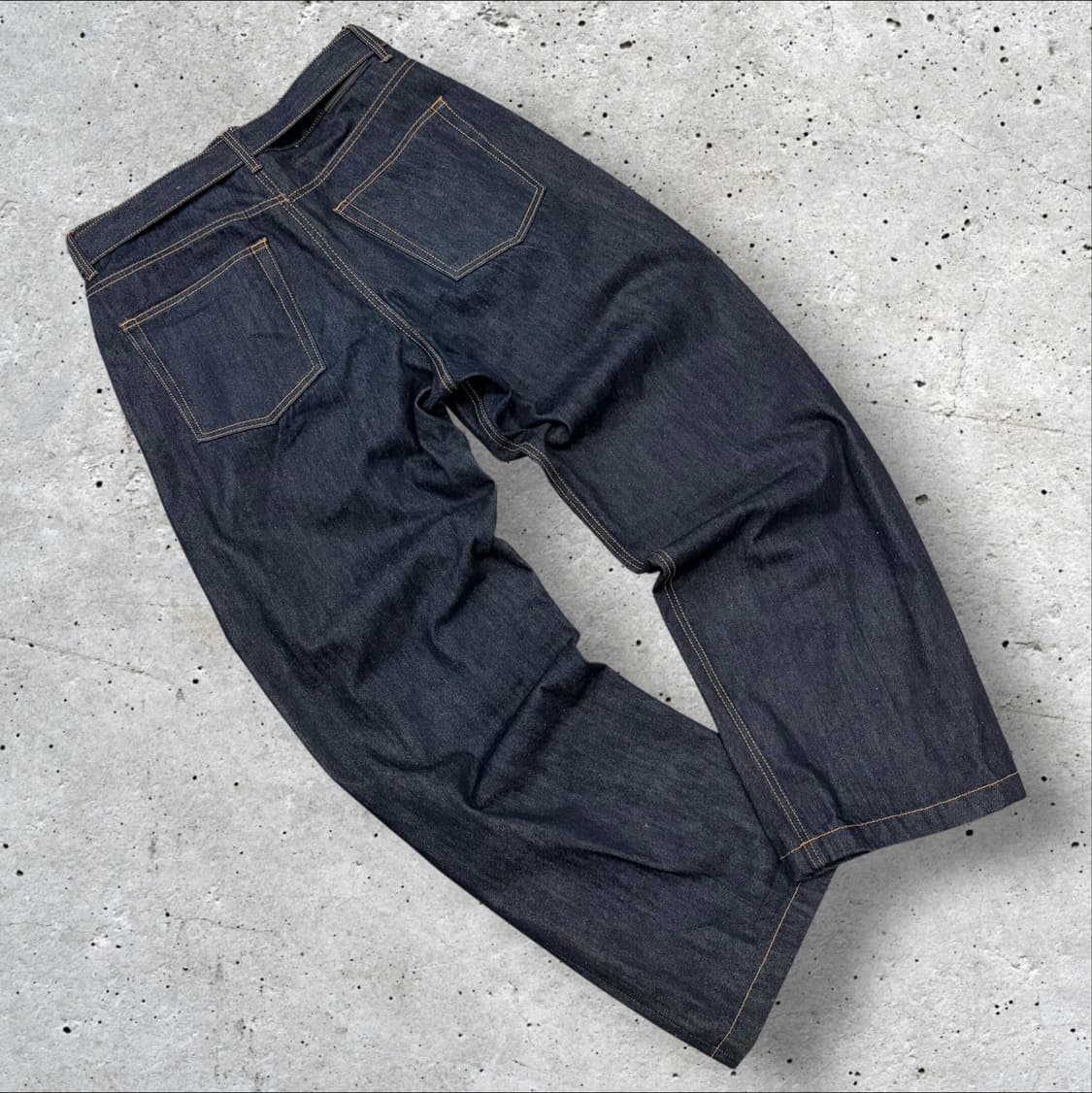 [50] 메종미네드 벨트 데님 와이드 팬츠 D420 상품이미지2