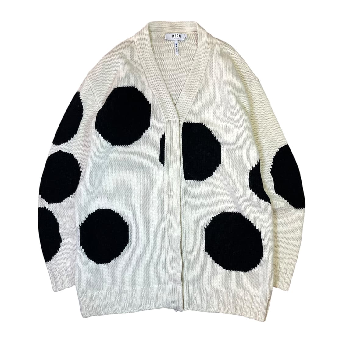 MSGM 도트 니트 가디건 상품이미지1