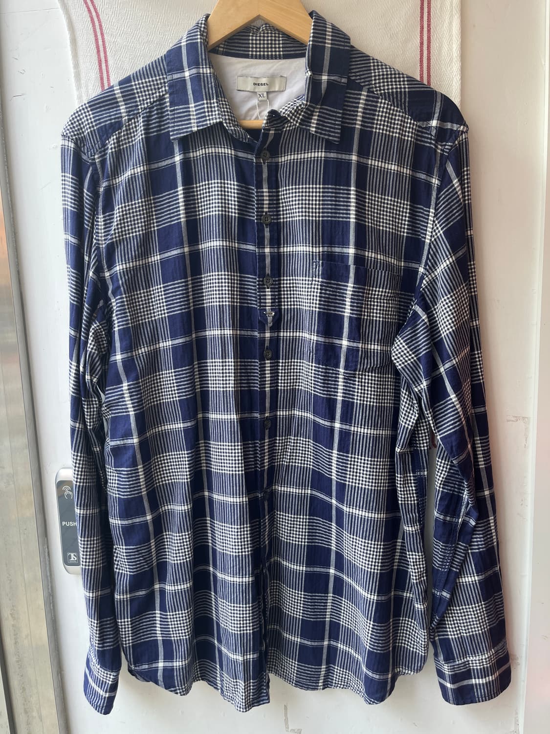 디젤 체크 셔츠 상품이미지1