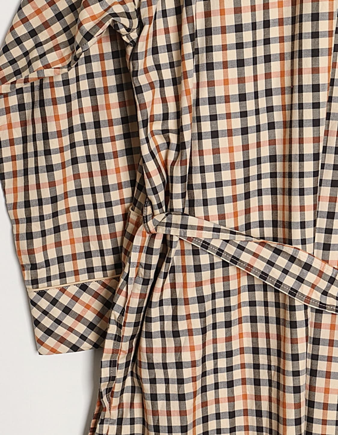 Old DAKS Check Gown Coat 상품이미지7