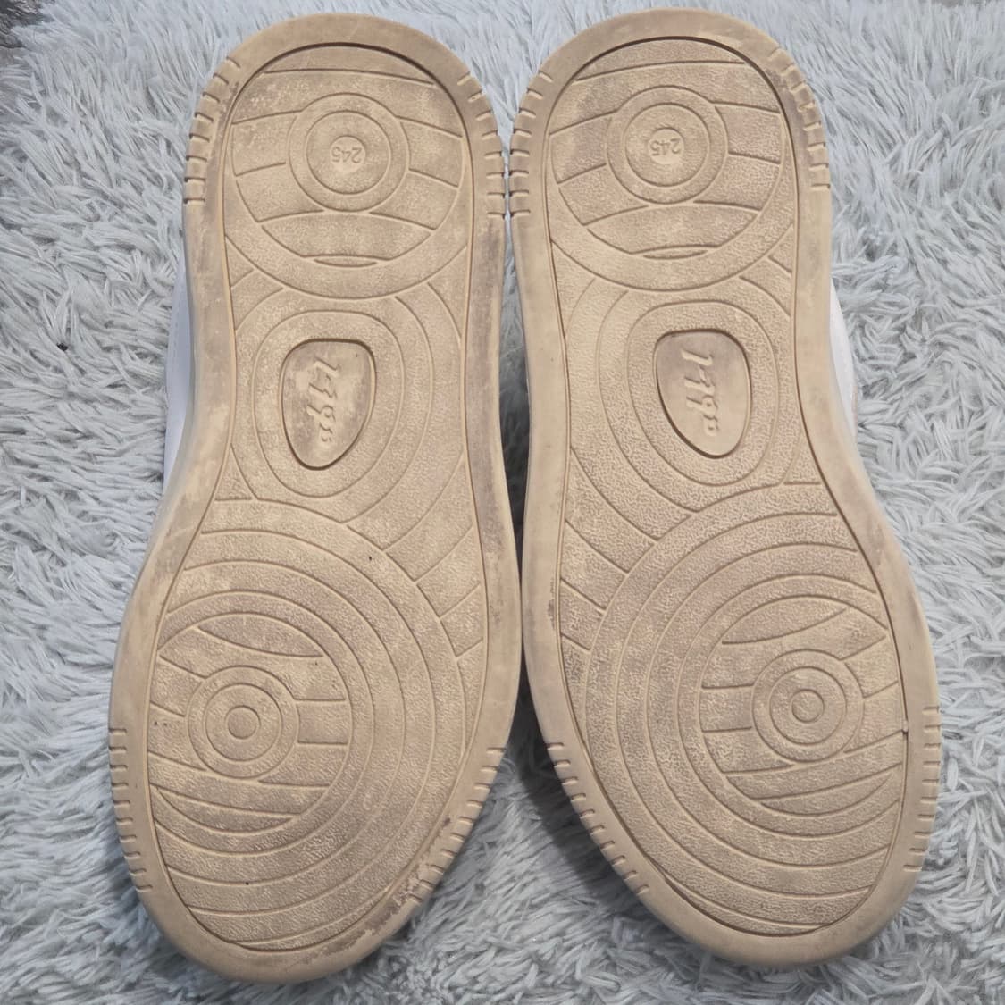 4q-19:abl-l 로우 컷 스웨이드 스니커즈 화이트/그레이 (245m 상품이미지9