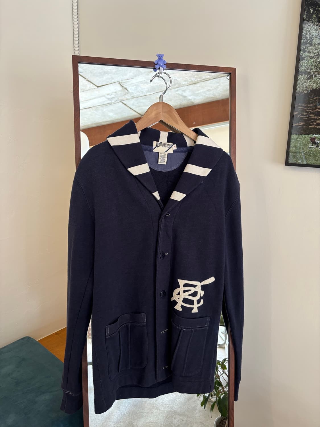 폴로 럭비 Rugby 네이비 숄카라자켓 상품이미지1