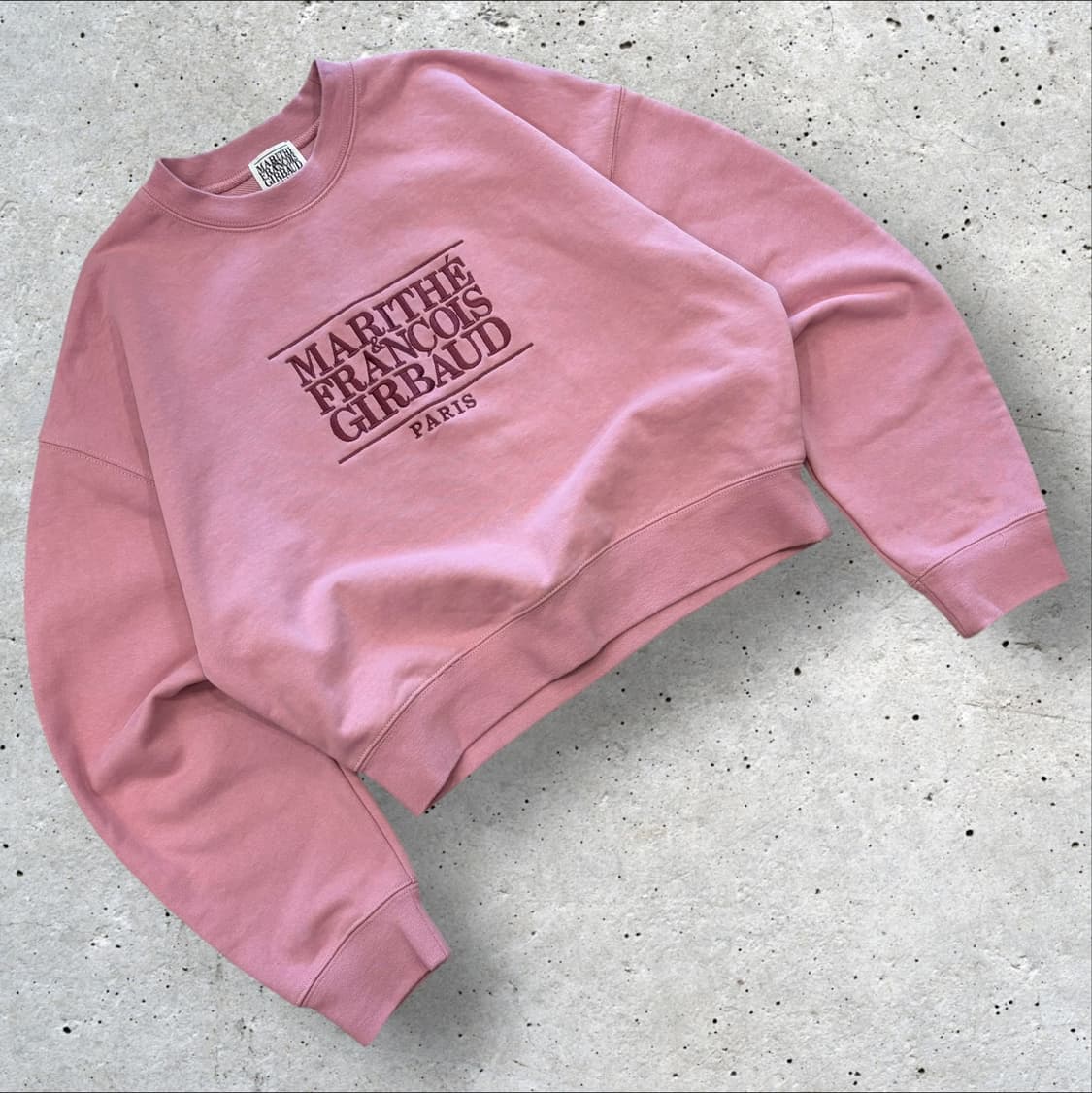 [M] 마리떼 프랑소와 저버 핑크 맨투맨 D338 상품이미지1