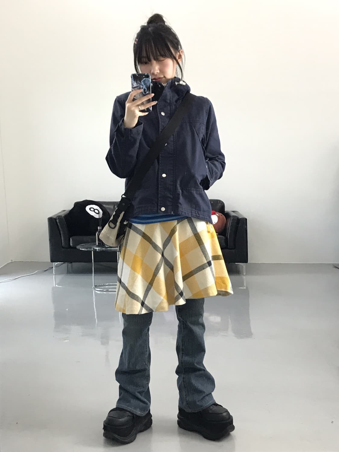 Crestbridge Checked Mini Skirts 상품이미지3