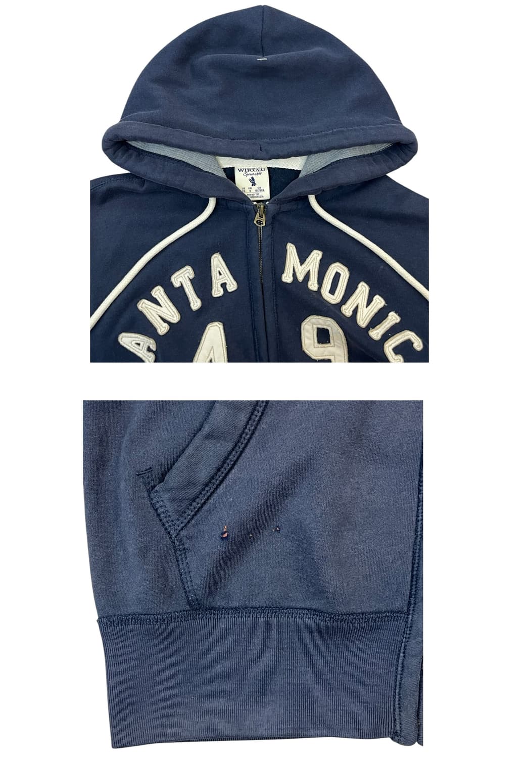 후아유 후드집업 네이비 S #csz1874 상품이미지7