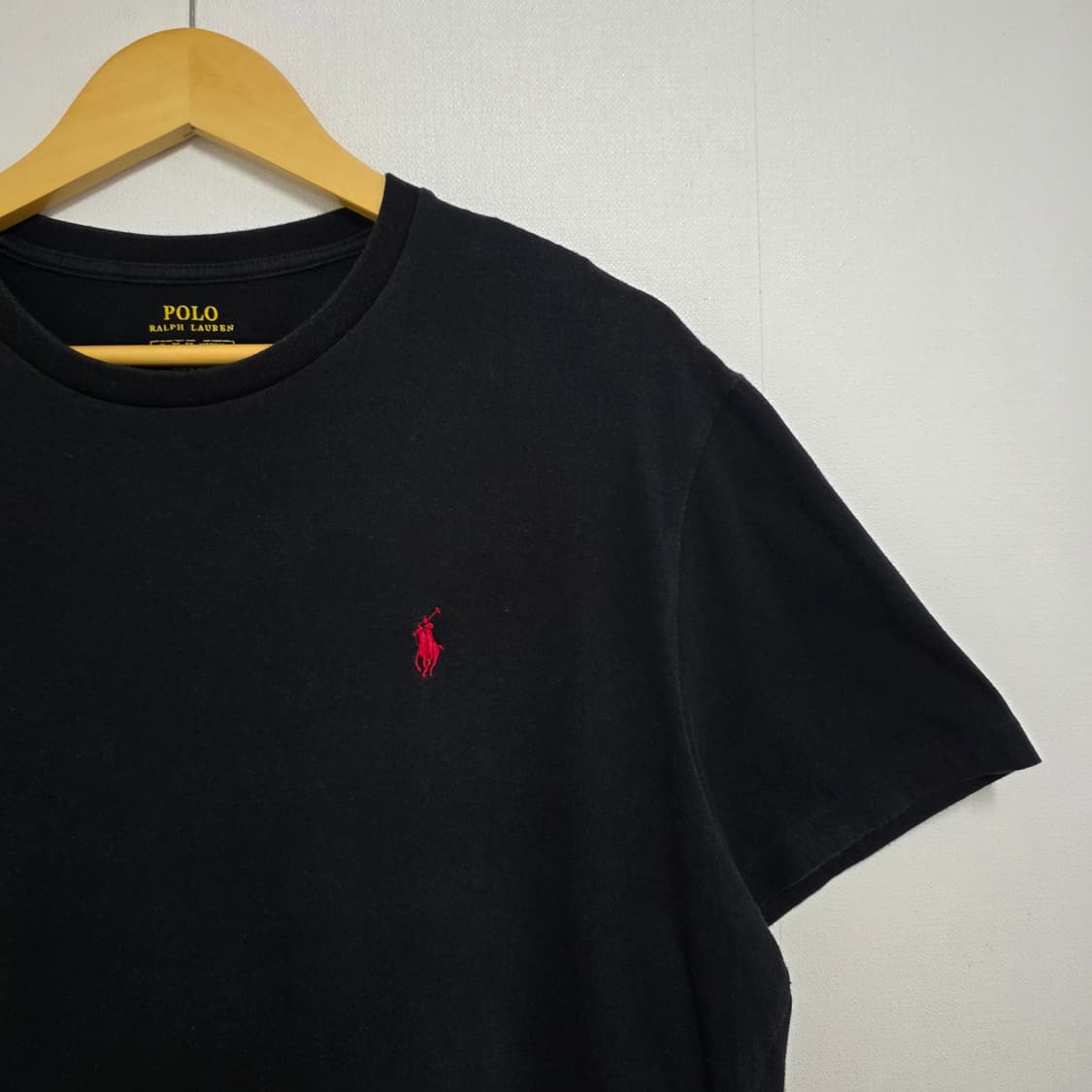 XL 폴로 랄프로렌 싱글스티치 블랙 반팔 티셔츠 상품이미지3