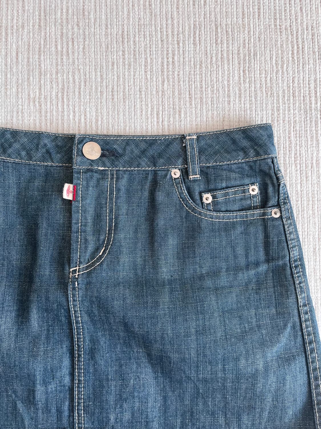Vivienne Westwood 레드라벨 데님 스커트 상품이미지4