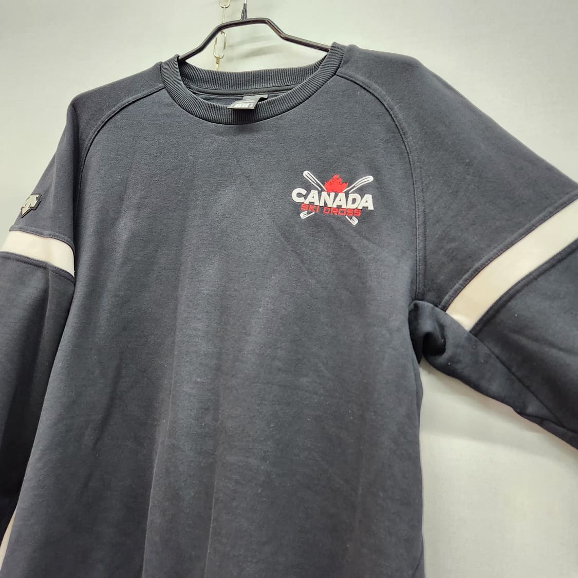 데상트 로고와펜 캐나다 스키팀로고 맨투맨 L(XL) 상품이미지3