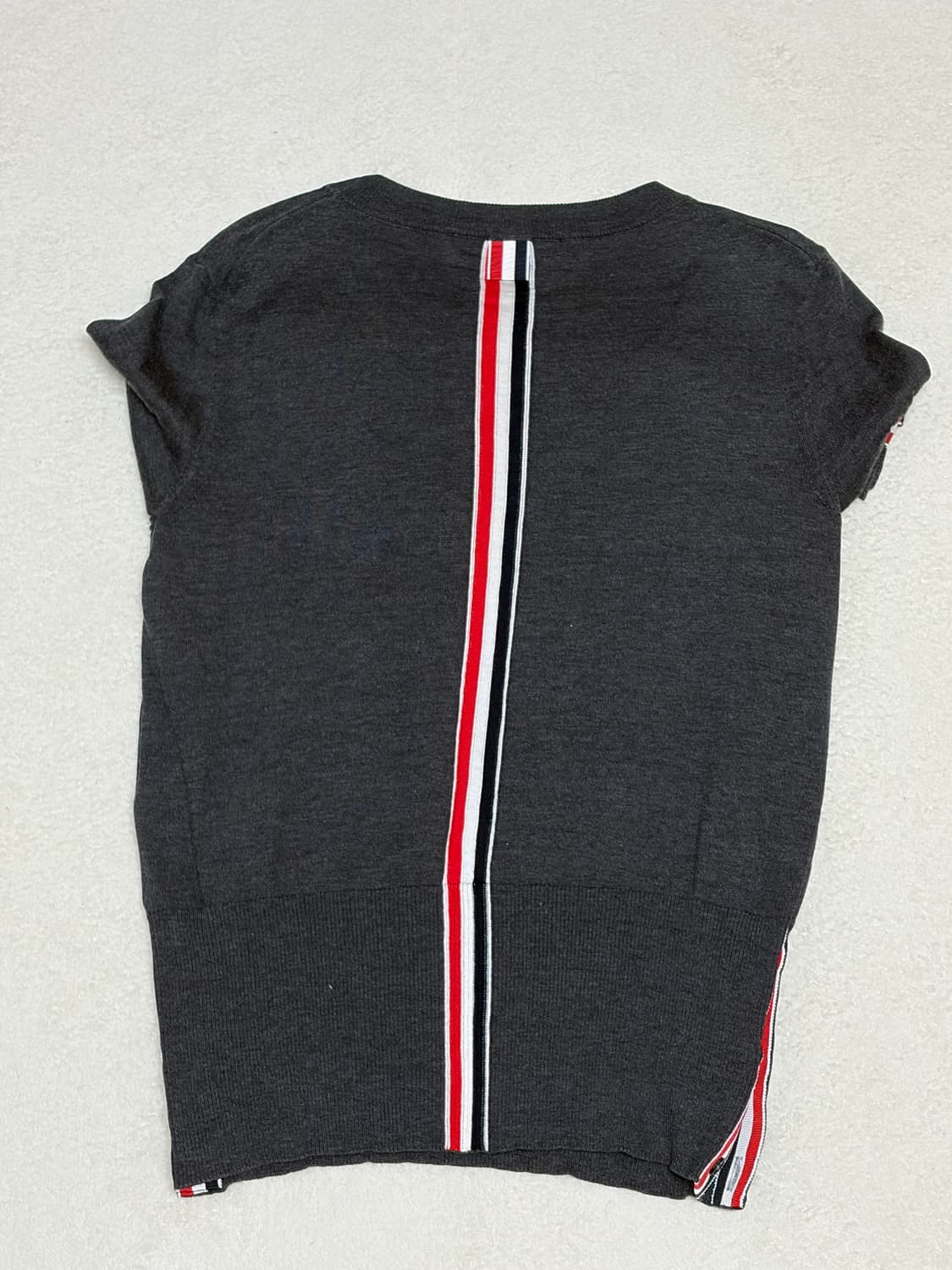 (매장판,최상) 톰브라운 실크 백스트라이프 여성 니트 38 상품이미지5